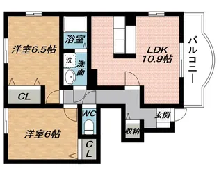 エアリーヒル21 A【1階】の間取り