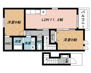 KIZUNA青山A【2階】の間取り