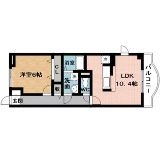 ナリッシュ【2階】の間取り