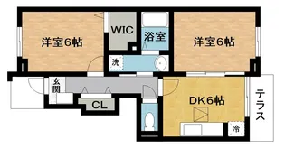 アンジュⅡ【1階】の間取り