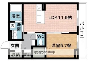 シャーメゾン鴻之台【3階】の間取り