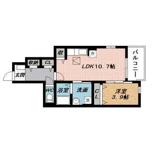 グラン ヒル 山荘【1階】の間取り