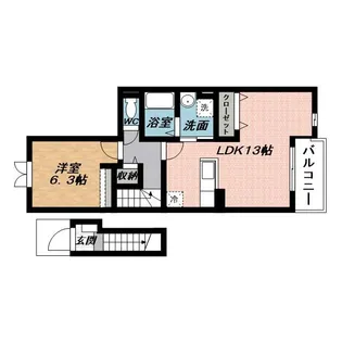 グラン ヒル 山荘【2階】の間取り