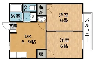 アメニティハウス【2階】の間取り