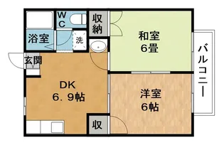アメニティハウス【2階】の間取り