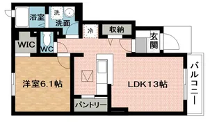 ユニゾン【1階】の間取り