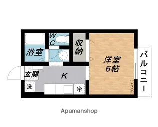 ガーデンハイツみのわ D【2階】の間取り