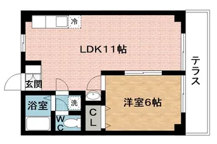 サンプラザ【1階】の間取り