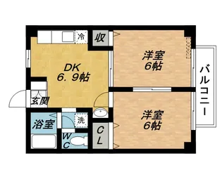 サンプラザ【1階】の間取り