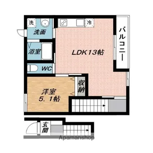 グリーンヒル丸之内【2階】の間取り