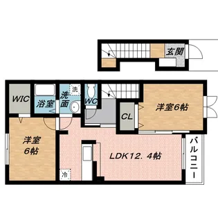 グリーンフィールド11【2階】の間取り