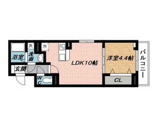 YUI【3階】の間取り