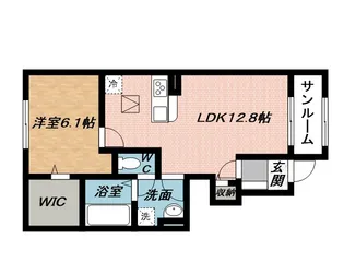 ムゲット【1階】の間取り