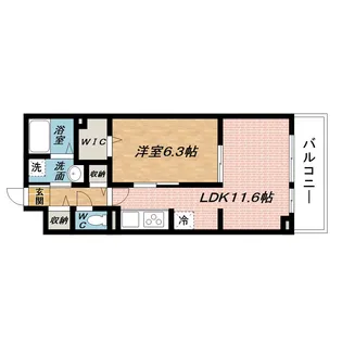 オーチャードハウス【2階】の間取り