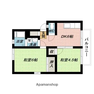 オノダアーバンハイツ【1階】の間取り
