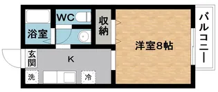 ハイツグレイス【2階】の間取り