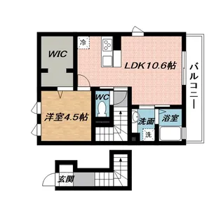 PROUD桔梗が丘 C棟【2階】の間取り