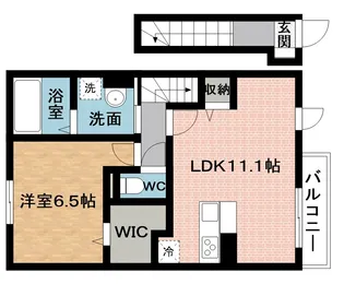 PROUD桔梗が丘 B棟【2階】の間取り