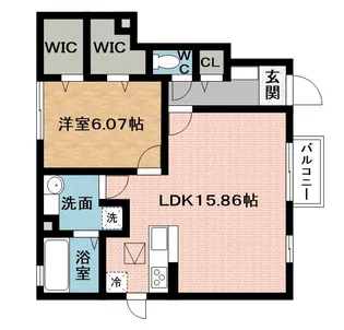 ヴィレッジ・エモンV【1階】の間取り