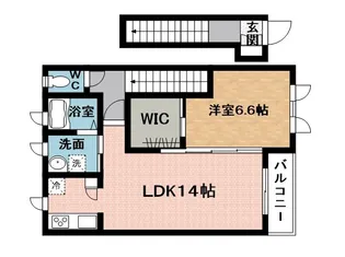 レジデンス夏見【2階】の間取り