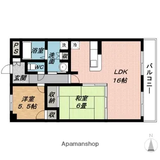 佳千ビルⅢ【7階】の間取り