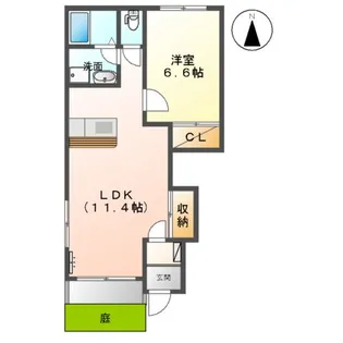 エクシードⅡ【1階】の間取り