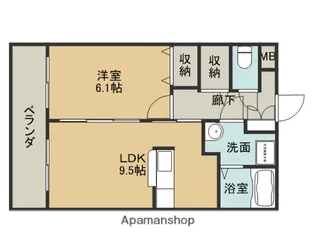 レスポワール U【1階】の間取り