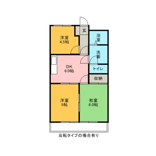 イーストバレー【2階】の間取り