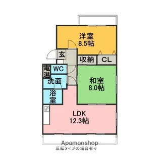 FIORE(フィオーレ)【1階】の間取り