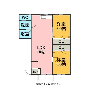 メゾン春風【2階】の間取り