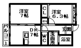マープルホーム【3階】の間取り