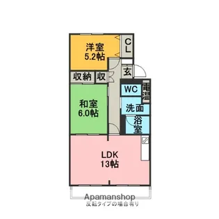 エスポワール【3階】の間取り