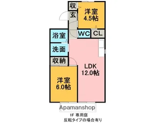 フォーマルハウトPSA【2階】の間取り