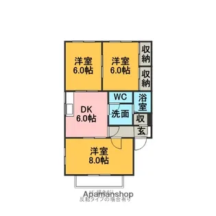 サニーコート【1階】の間取り