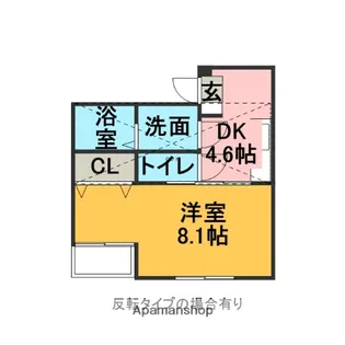 スプルース【2階】の間取り