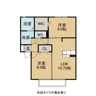 サンパティーク【1階】の間取り
