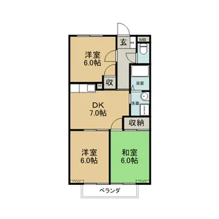 サープラス ステラ A【2階】の間取り