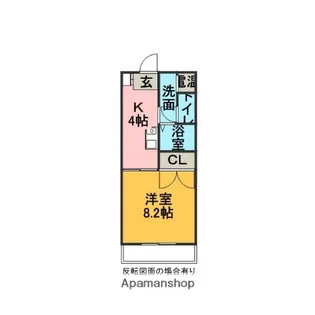 セピアコート【4階】の間取り