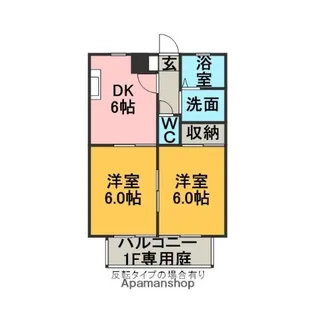 サウスホーム【1階】の間取り