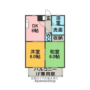 サウスホーム【1階】の間取り