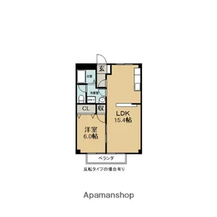 メゾンフォーラム【1階】の間取り