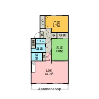 ファミール97【3階】の間取り