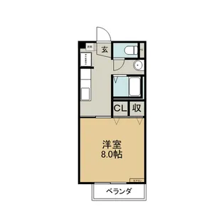 SURPLUS ONEフローラ【1階】の間取り