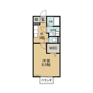 プランドール【1階】の間取り