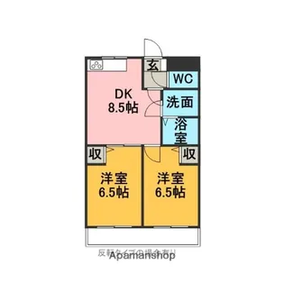 クラージュ【1階】の間取り