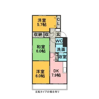 シオス【3階】の間取り
