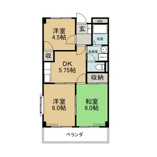 グランメールトミー【2階】の間取り