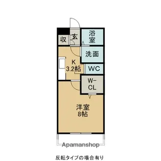 フジコーコ野田【3階】の間取り