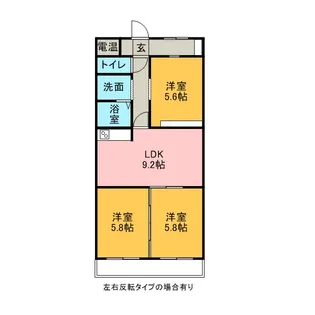 エトワールEBA【2階】の間取り
