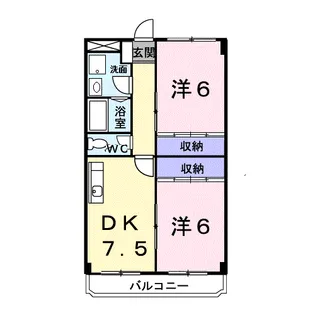 ヴィラノーブル【2階】の間取り